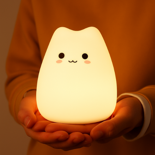 Veilleuse chat